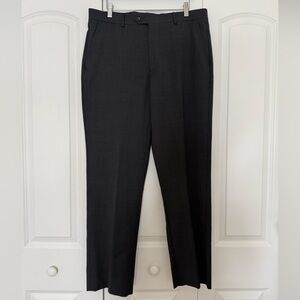 Jos. A. Bank Mens Slim Fit Grey Dress Pants (34 Reg)